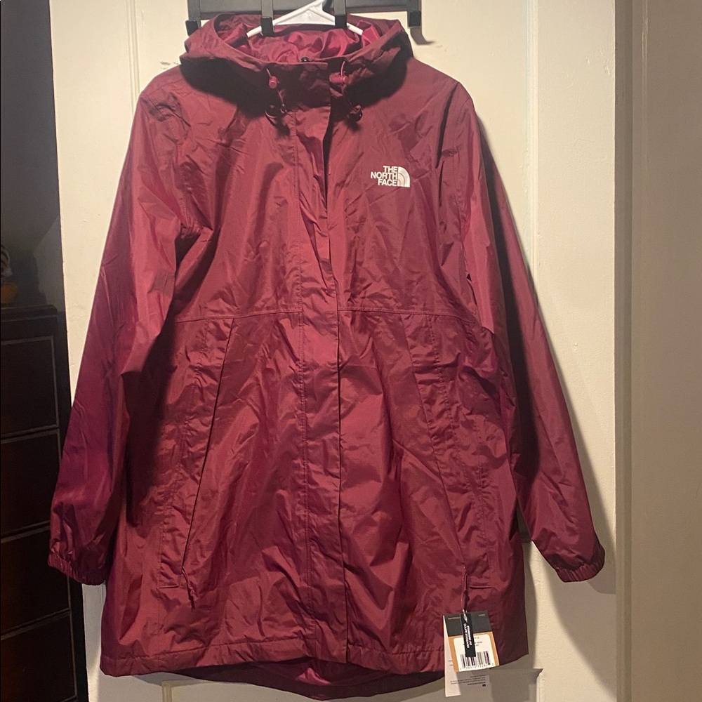 NEW—The North Face Maroon Windbreaker